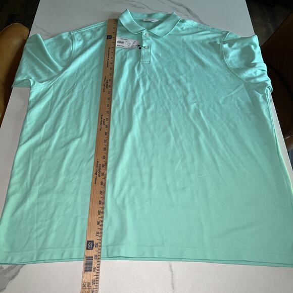 Men's Big & Tall Roundtree Yorke Gold Label Perfect Performance Polo Shirt 2XLT - Picture 6 of 11